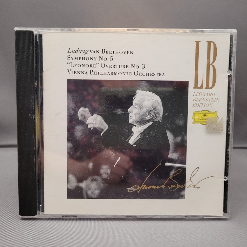 Symphony No. 5 & "Leonore" Overture No. 3 by‎ Leonard Bernstein (CD, 1980)